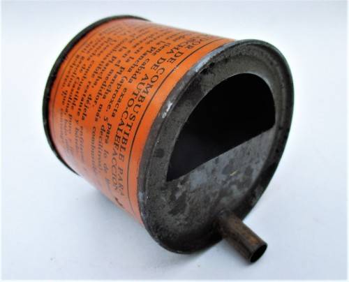 FUEL MEASURE FOR SELF-HEATING IRON TIN