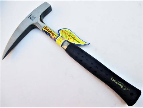 ESTWING ROCK PICK HAMMER WITH LEATHER SHEATH