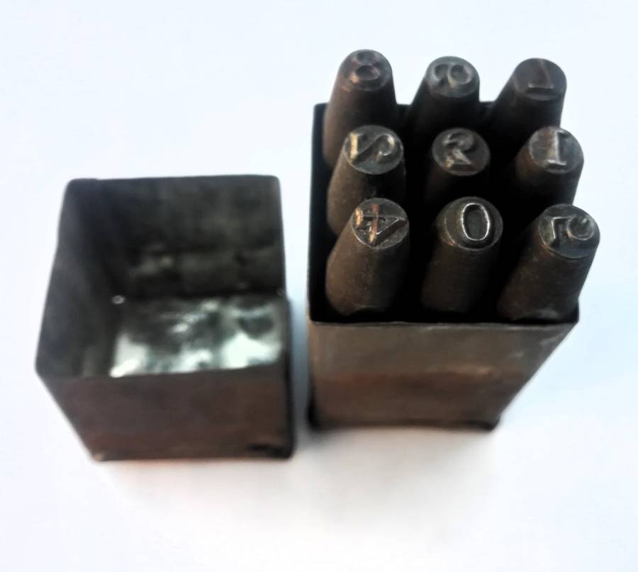 NUMBER PUNCH SET 6mm