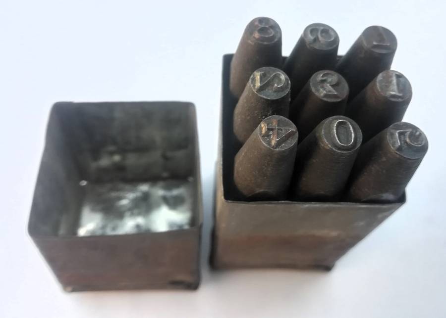 NUMBER PUNCH SET 6mm