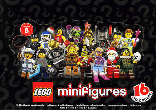 15 of the 16 ***LEGO Minifigures Series 8*** (All NEW and Sealed) extremely rare!