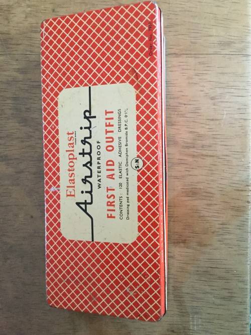Vintage Elastoplast Airstrip tin