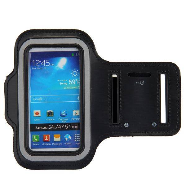 Sport Gym Armband Case for Samsung Galaxy S3 i8190 & S4 i9190 Mini (Black)