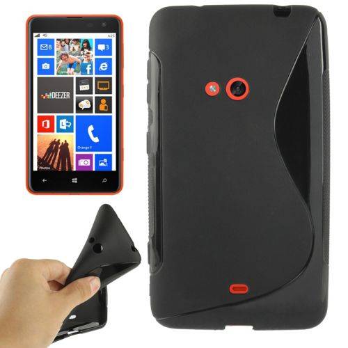 TPU Gel Case for Nokia Lumia 625 (Black)