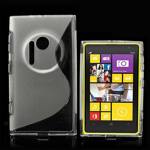 Translucent TPU Gel Case for Nokia Lumia 1020 (Transparent)