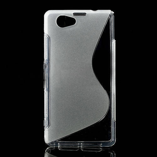 TPU Gel Case for Sony Xperia Z1 Compact/Mini (Transparent)