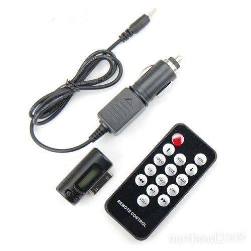 FM Transmitter + Remote For iPhone/iPod