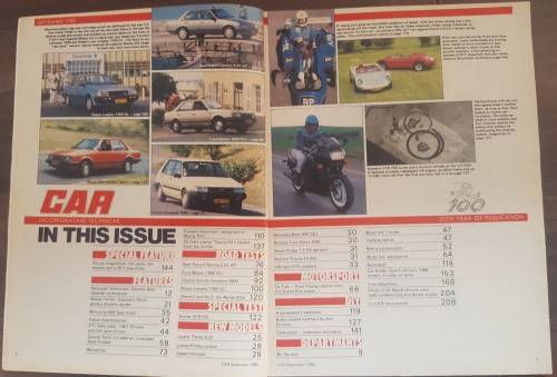 CAR Magazine September 1986