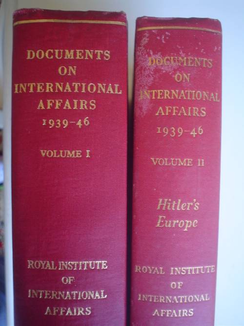 Documents on International Affairs 1939-45 in two volumes