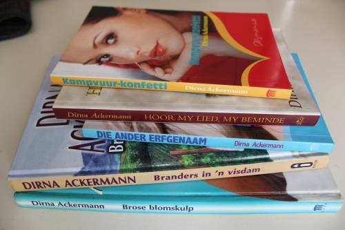 5 x Dirna Ackermann boeke
