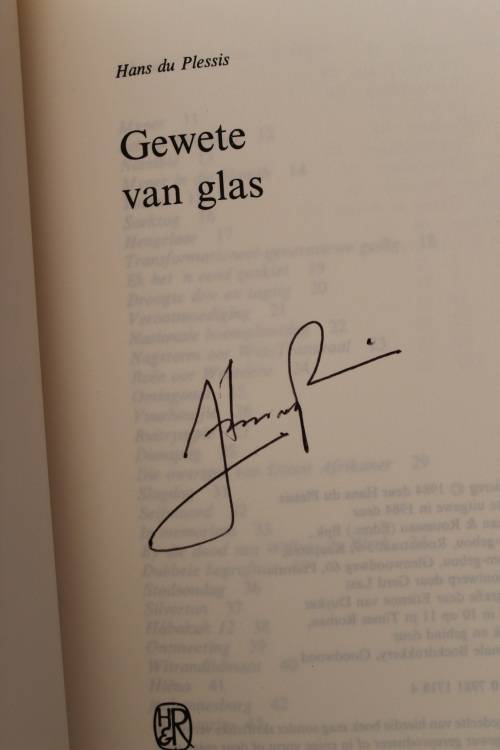 GETEKEN: Gewete van glas - Hans du Plessis