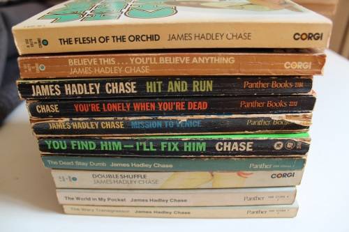 10 x James Hadley Chase paperbacks