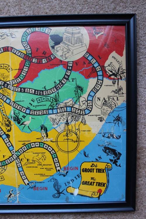 Die Groot Trek bordspel geraam