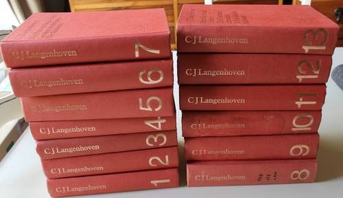 Langenhoven versamelde werke volumes 1 tot 13