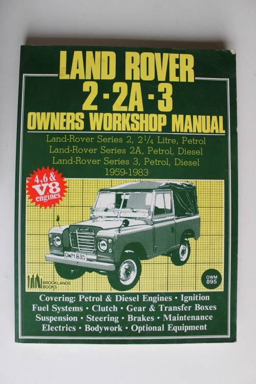 Land Rover Landrover owners workshop manual