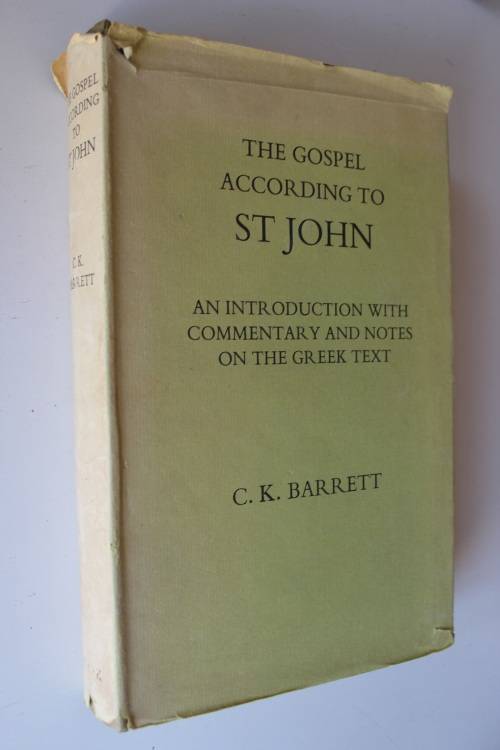 The Gospel according to St John - Barrett