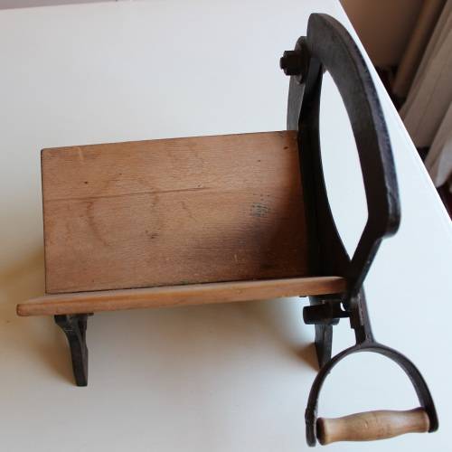 ANTIQUE c1900 ALEXANDERWERK CAST IRON BREAD / BILTONG SLICER IN FANTASTIC CONDITION! AWESOME & RARE!