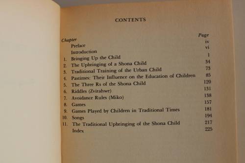 Growing up in Shona society - Gelfand