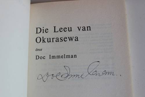 GETEKEN: Doc Immelman - Die leeu van Okurasewa
