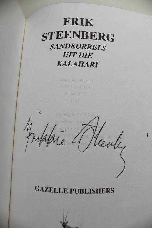 GETEKEN: Sandkorrels uit die Kalahari -- Frik Steenberg