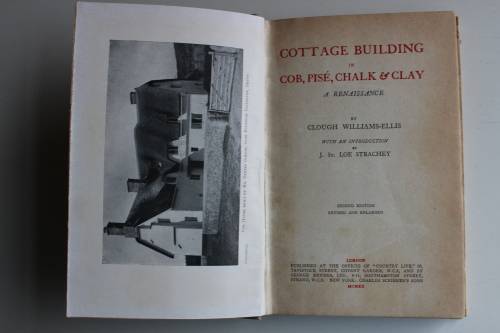 Cottage building in cob, pise chalk & clay - Clough Williams-Ellis