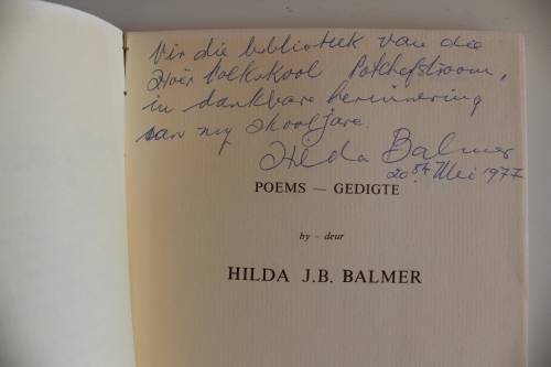 GETEKEN: Hilda Balmer - Gedigte Poems