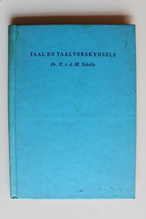 Taal en taalverskynsels - Scholtz