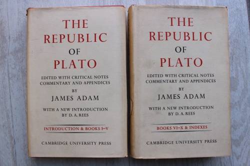 The Republic of Plato - Two volumes complete - James Adam