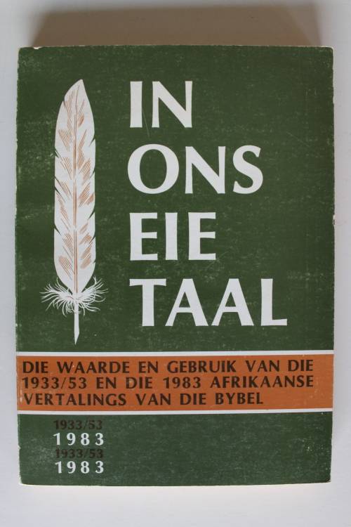 In ons eie Taal  - 1933 Bybel vertaling