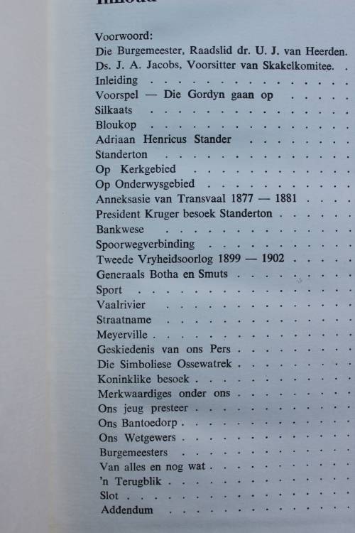 Standerton gister en vandag