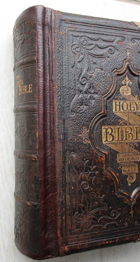 1851 - Illustrated National Holy Bible with Commentaries of Scott & Henry