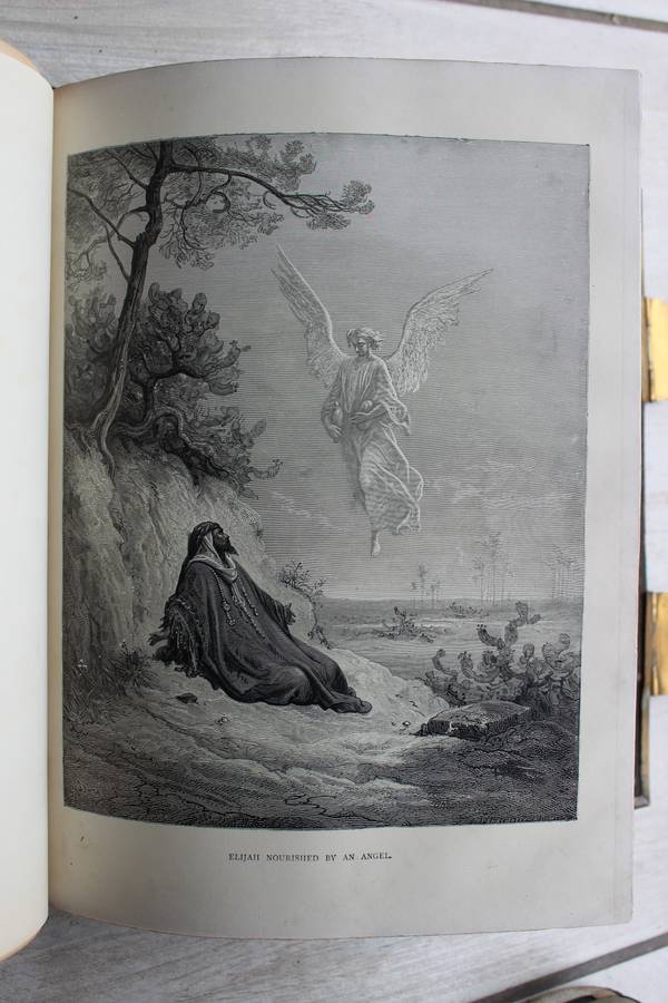 1851 - Illustrated National Holy Bible with Commentaries of Scott & Henry