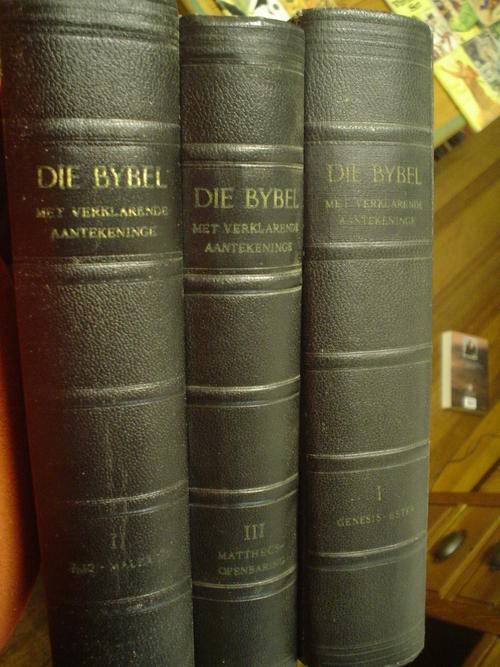 Die Bybel met Verklarende aantekeninge in 3 dele