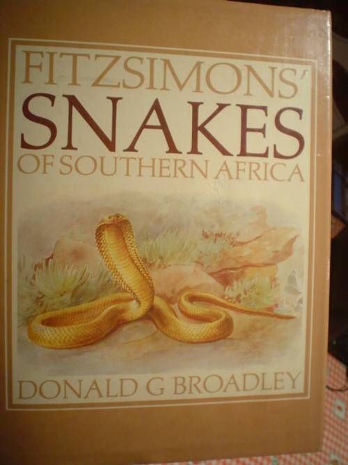 Fitzsimons' Snakes of Southern Africa - Broadley