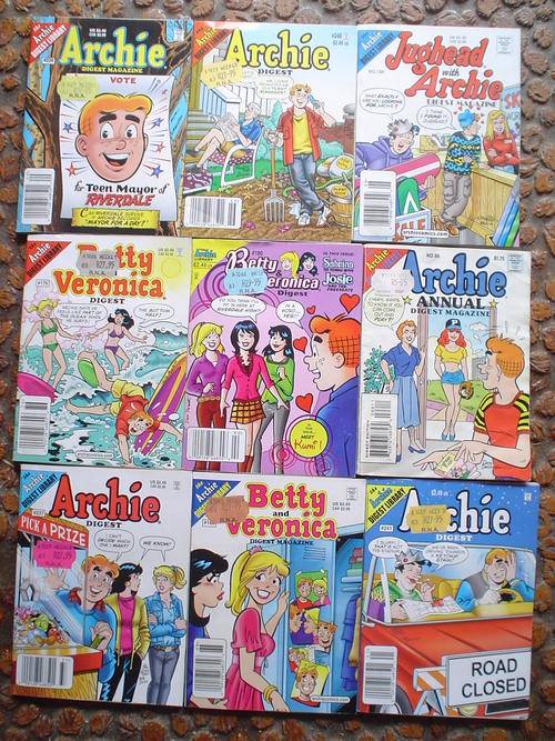 9 x Archie Digest Library
