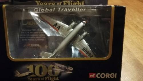 100 Years of flight Corgi Showcase collection
