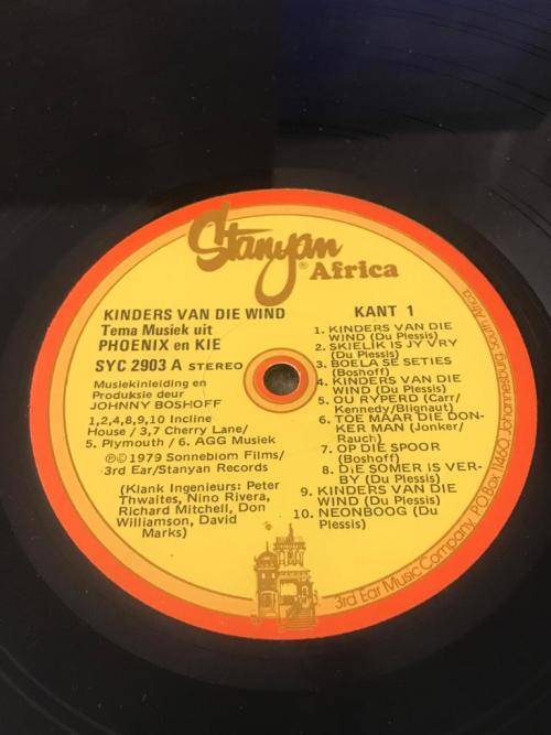 KINDERS VAN DIE WIND - Laurika Rauch (LP) SA Press VG+/EX