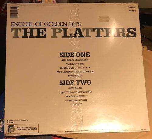 THE PLATTERS ~ SEALED MINT - ENCORE OF GOLDEN HITS (1987) LP - SA PRESS MINT SEALED
