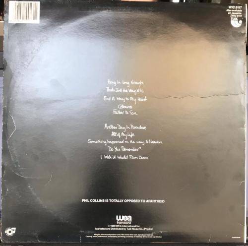 PHIL COLLINS - ... BUT SERIOUSLY (LP) SA PRESS 1989 WEA RECORDS