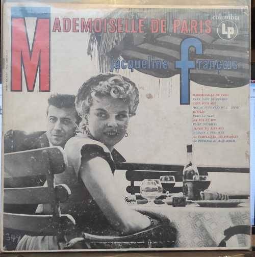 JACQUELINE FRANCOIS - Mademoiselle De Paris (1954) LP USA COLUMBIA SAMPLE