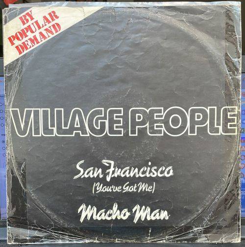 VILLAGE PEOPLE - SAN FRANCISCO / MACHO MAN 12` SINGLE (LP) UK PRESS 1978