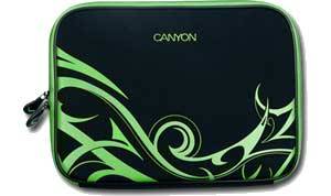 10" Netbook Sleeve - Tribal Design (Black/Green)