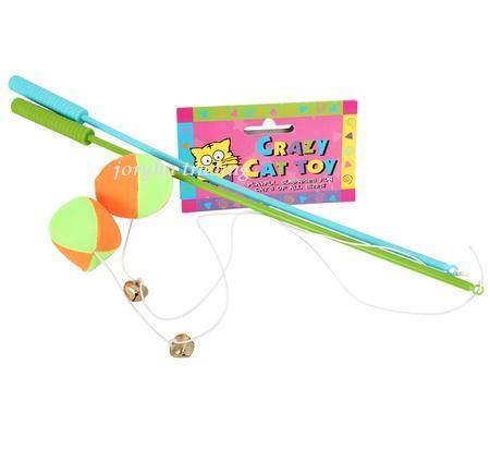 PET CAT TOY CRAZY WANDS 2PCE