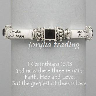 1 CORINTHIANS BLESSING INSPIRATIONAL BRACELET