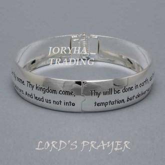 SOUGHT AFTER! - THE LORD'S PRAYER HINGED BRACELET