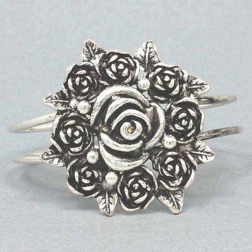 Quality and high in Style - Tibetan Silver Hinged Bracelet