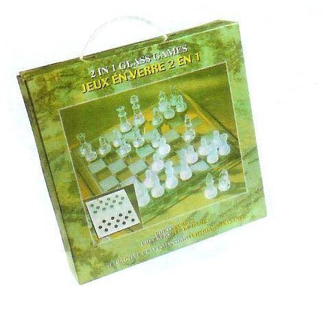 Quality Glass Chess Board Set