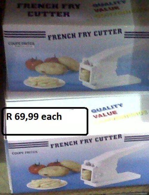 POTATO CHIP CUTTER