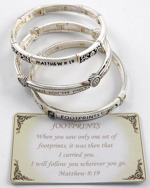 NEW & EXCLUSIVE: FOOTPRINTS INSPIRATION BRACELET