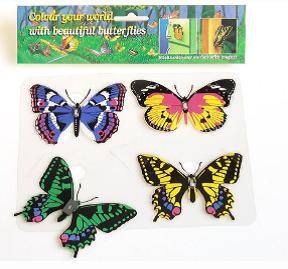 BUTTERFLY MAGNETIC MEMO HOLDERS